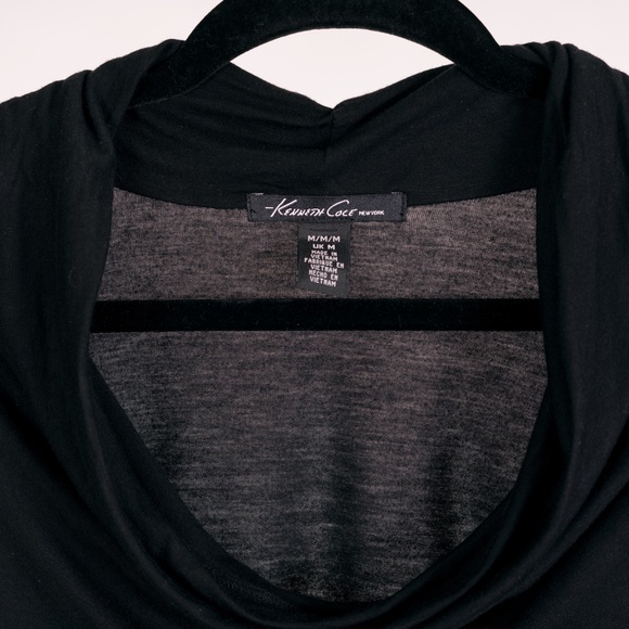 Kenneth Cole Black Sleeveless Lightweight Shirt M - Picture 3 of 3